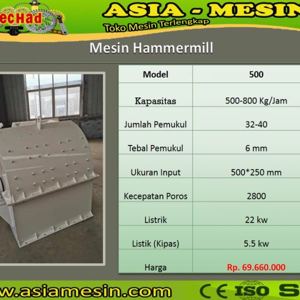 Mesin Hammermill Model 500